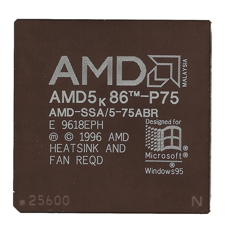 AMD AMD5K86 Use and care manual