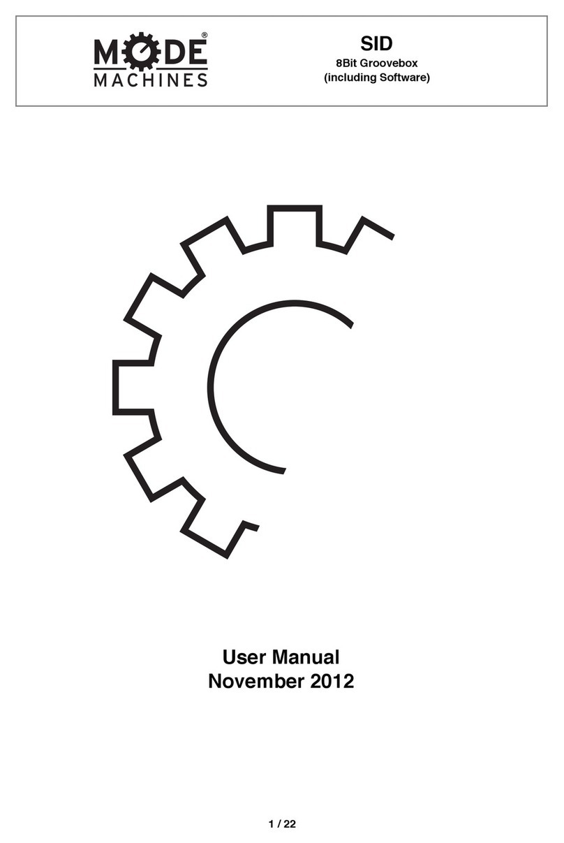 Mode Machines SID user manual