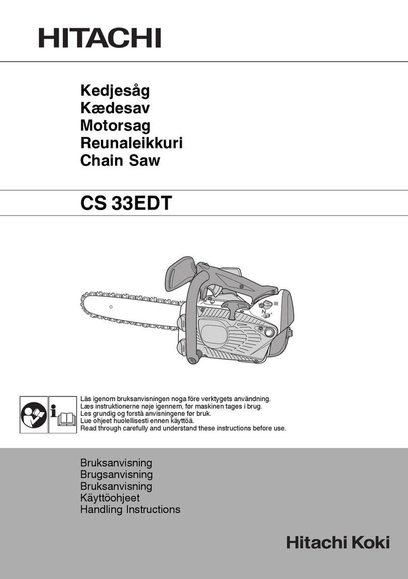 Hitachi CS 33EDT User manual