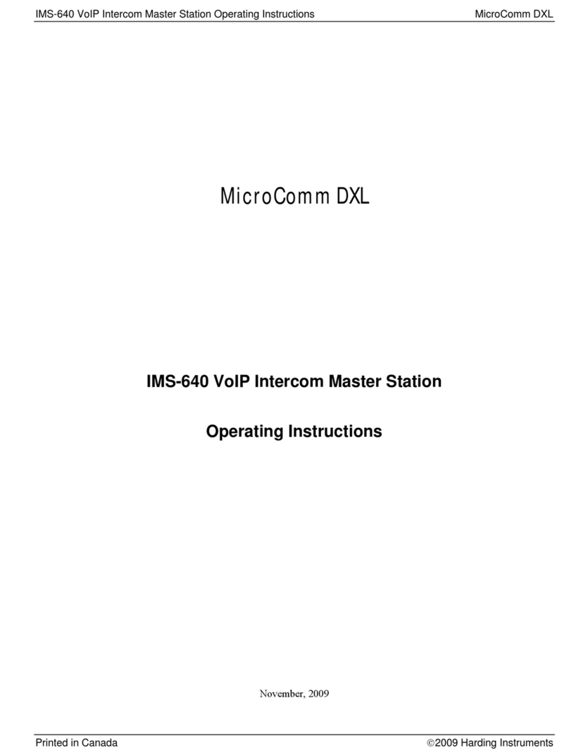 Harding MicroComm DXL IMS-640 User manual