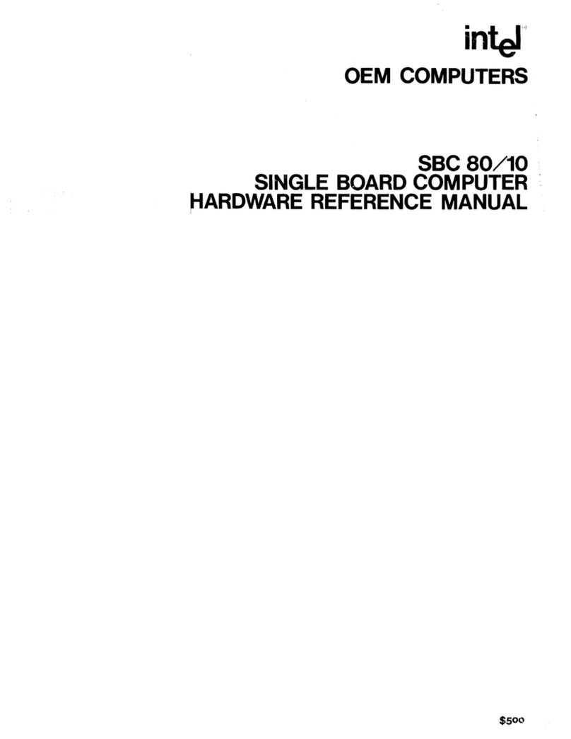 Intel SBC 80/10 Quick user guide