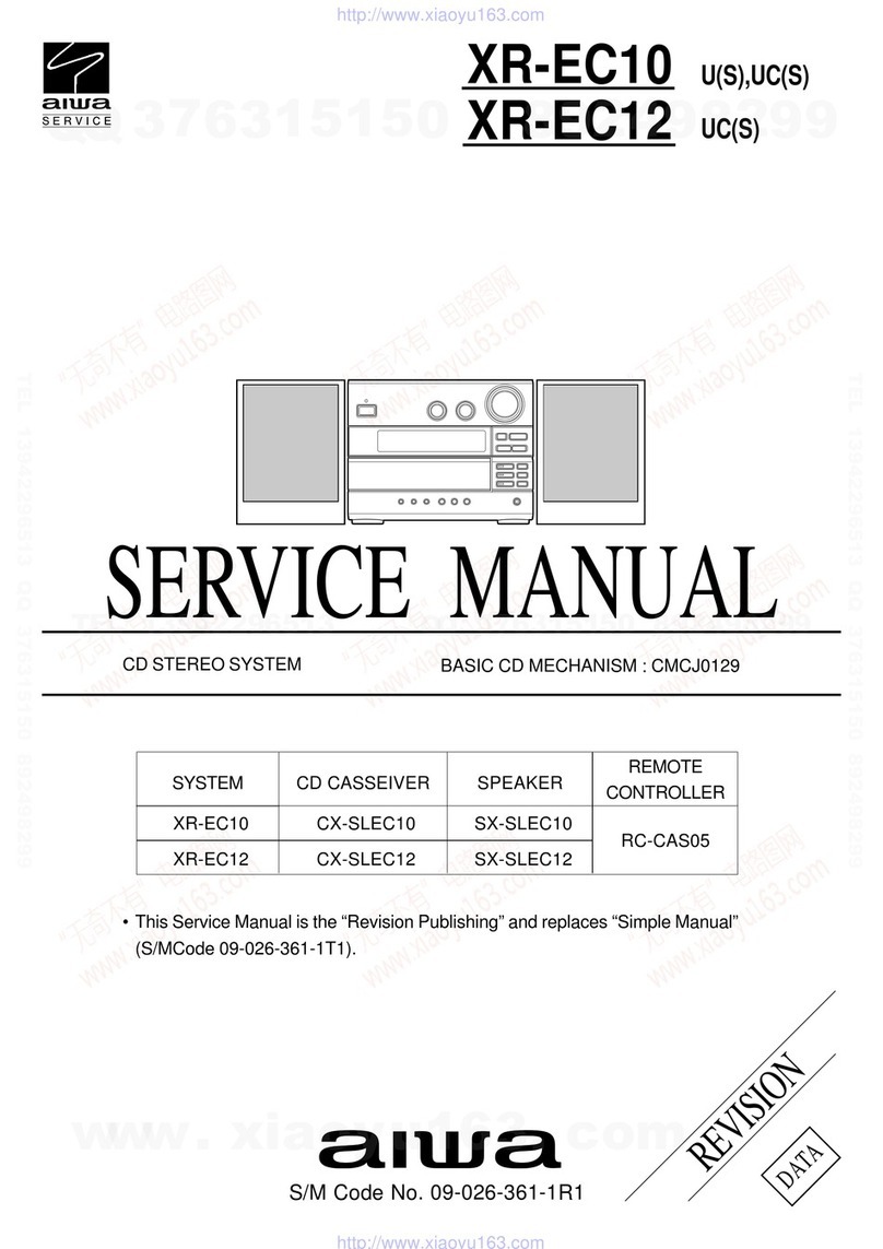 Aiwa XR-EC10 User manual
