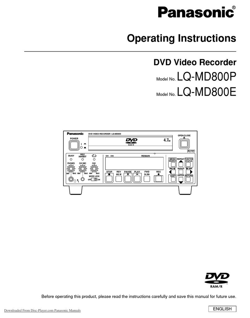 Panasonic LQ-MD800P User manual
