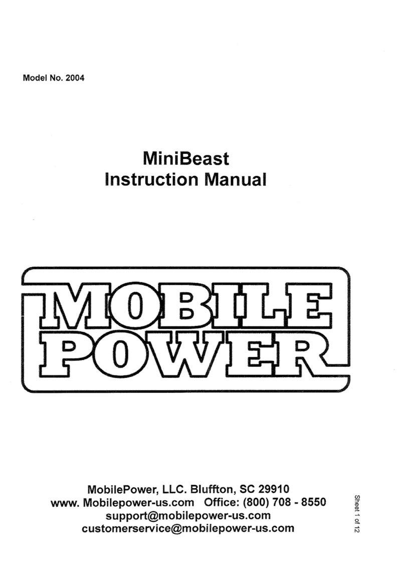 Mobile Power MiniBeast 2004 instruction manual Mobile Power MiniBeast 2004 instruction manual
