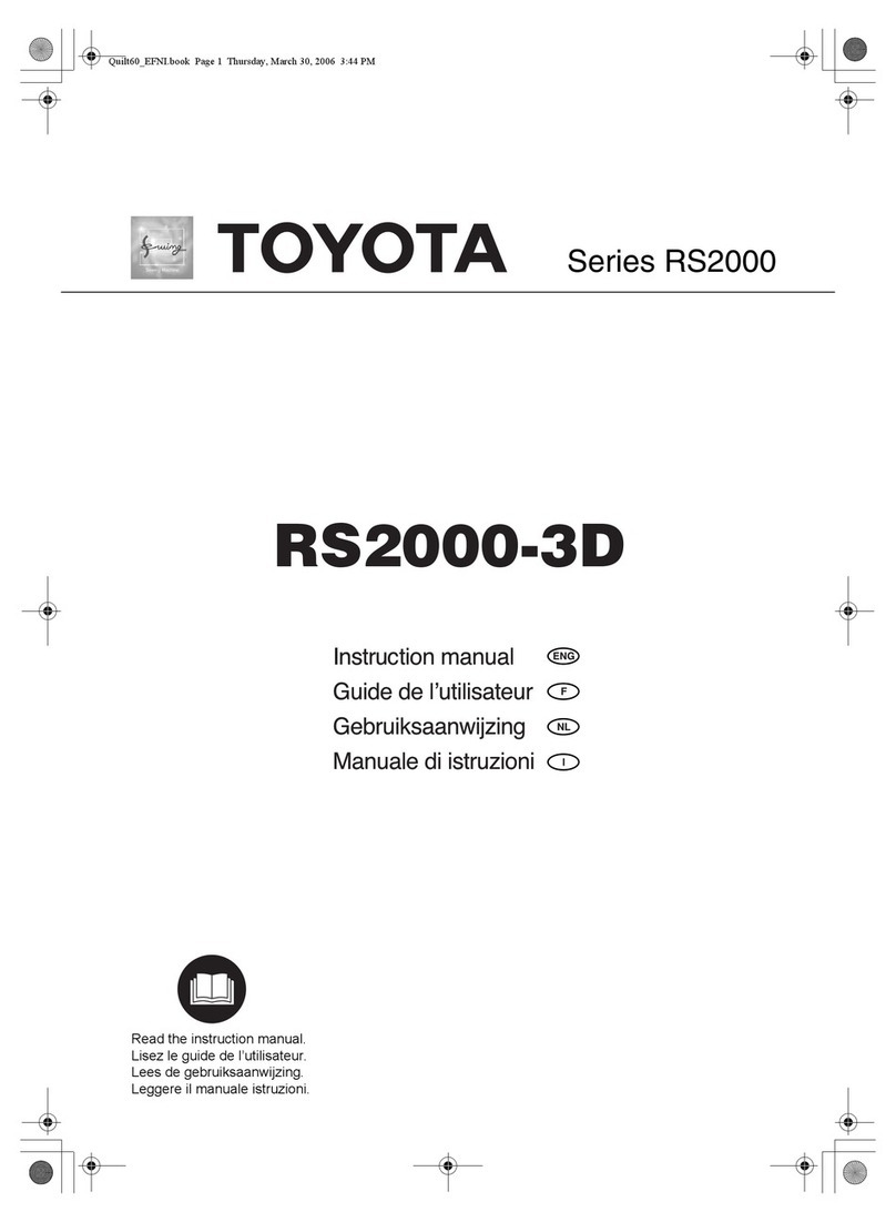 Toyota RS2000-3D User manual