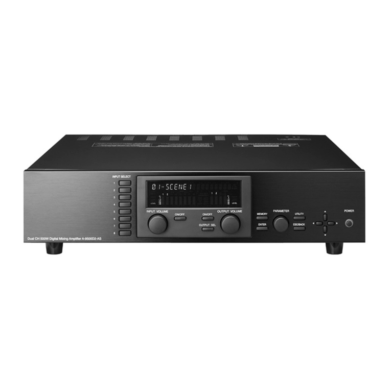 Toa CP-9500M2-EB User manual