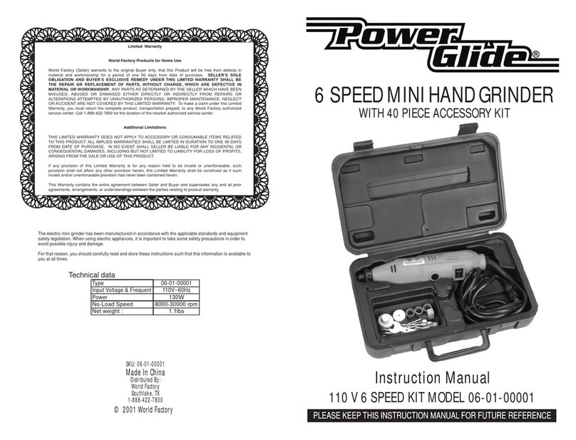 Power Glide 06-01-00001 instruction manual