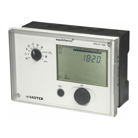 sauter Equitherm EQJW 125 user manual
