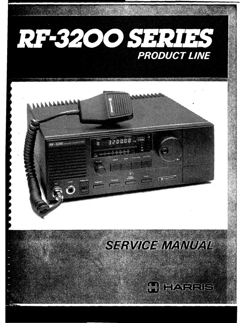 Harris RF-3200 Service manual