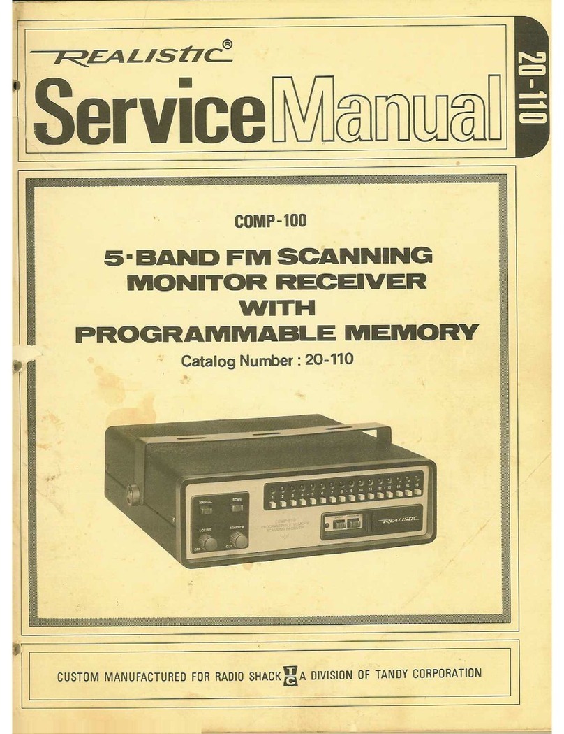 Realistic COMP-100 User manual
