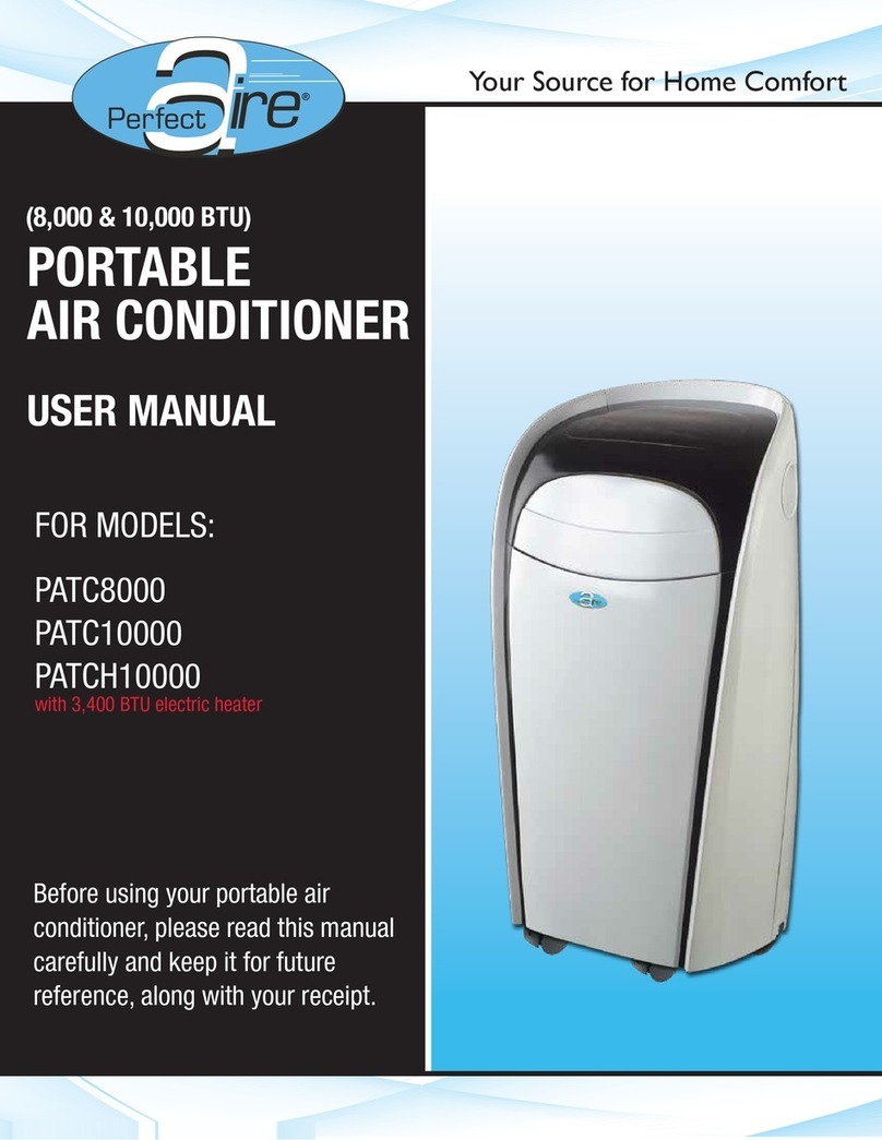 Perfect Aire PATC8000 User manual