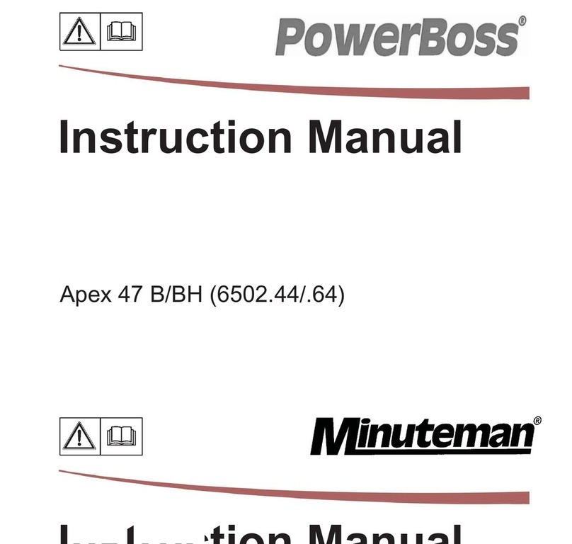 PowerBoss Apex 47 B instruction manual