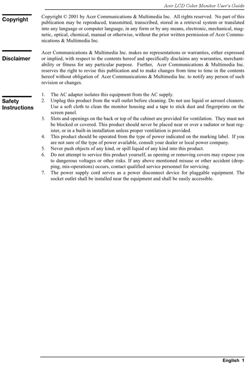 Acer FP751 user guide