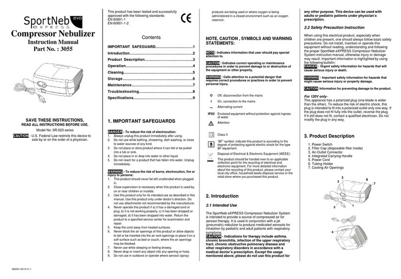 SportNeb Express 9R-023 series instruction manual SportNeb Express 9R-023 series instruction manual
