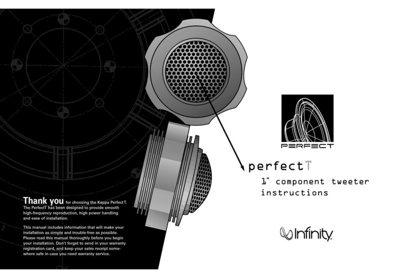 Infinity PERFECT T User manual
