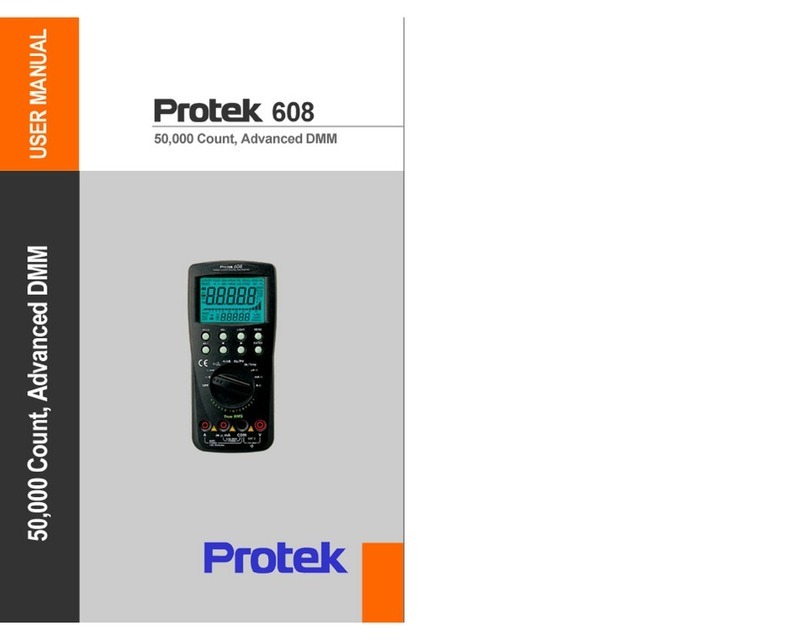 PRO-TEK 608 user manual