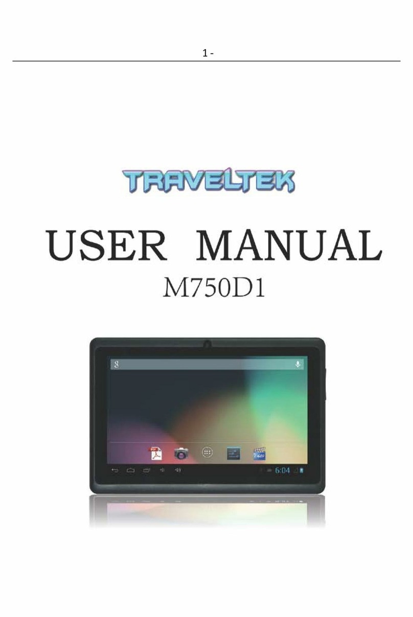 Traveltek M750D1 user manual