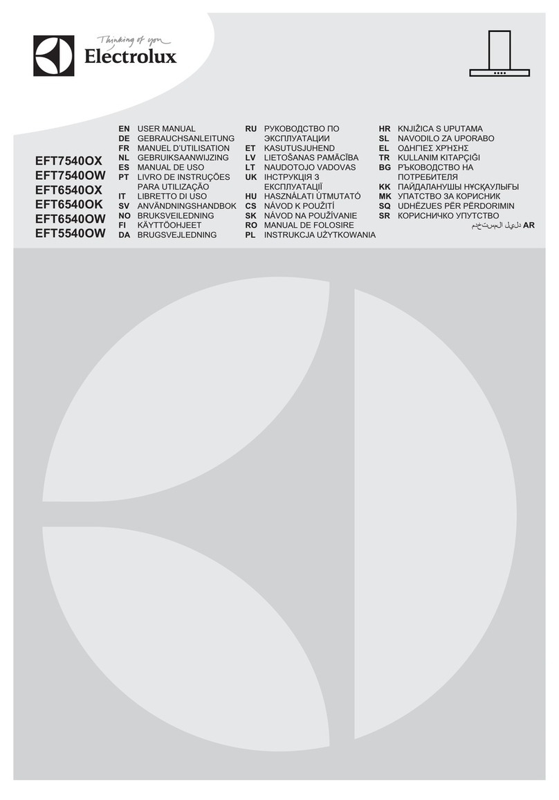 Electrolux EFT7540OX user manual