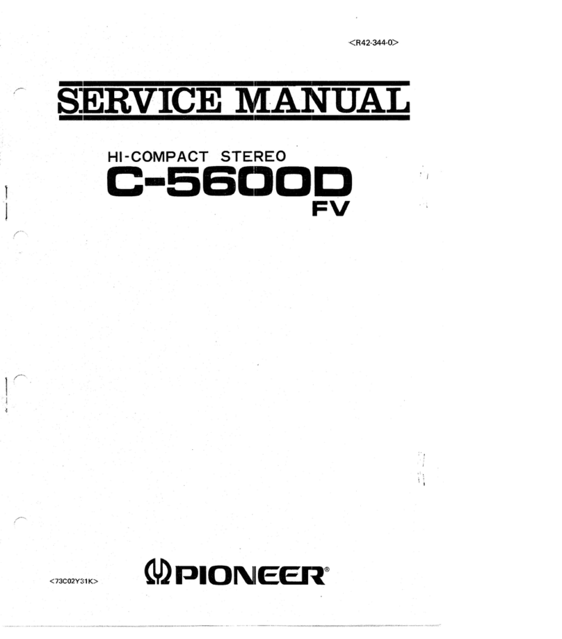 Pioneer C-5600DFV User manual