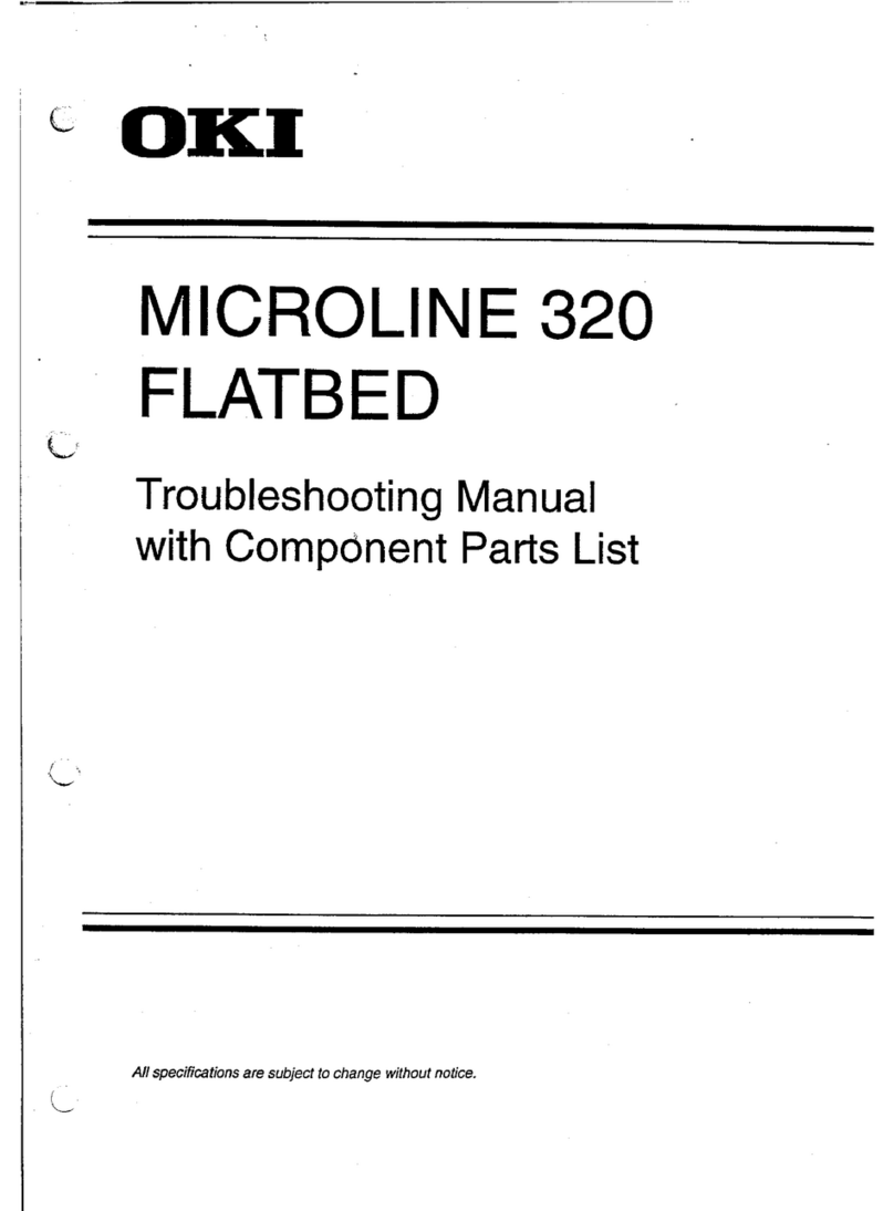 Oki Microline 320 Flatbed Programming manual