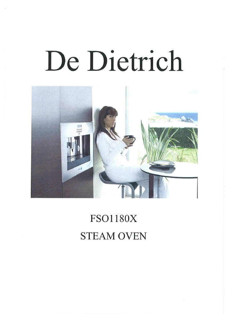 DeDietrich FSO1180X Instruction book