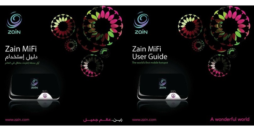Zain MiFi user guide