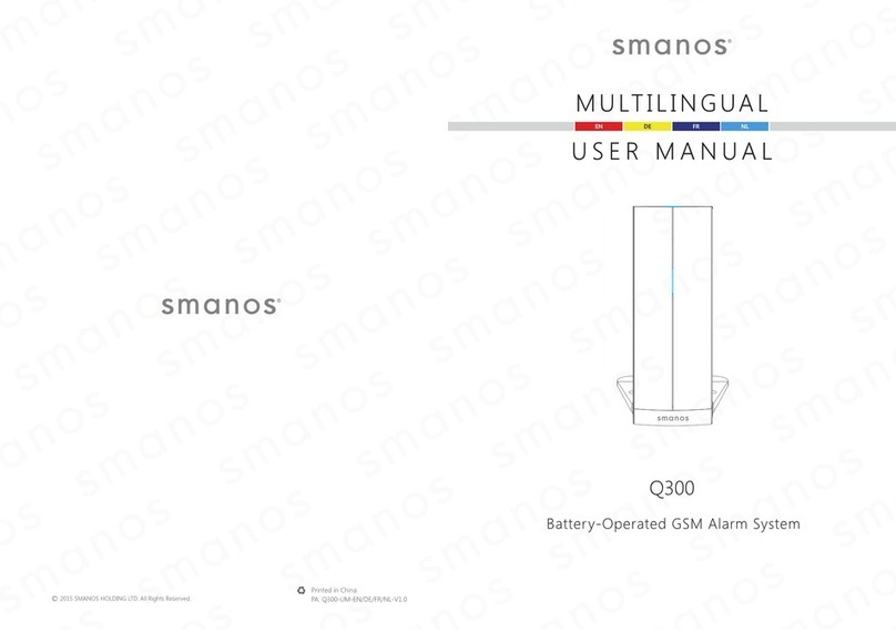 Smanos Q300 user manual