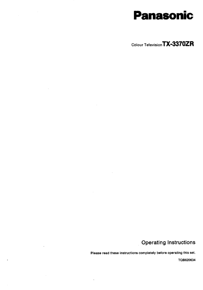 Panasonic TX-3370ZR User manual
