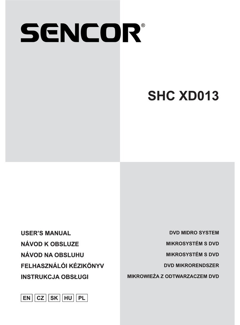 Sencor SHC XD013 user manual