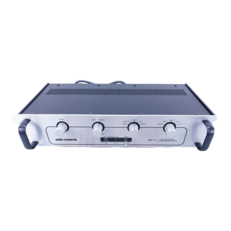 Audio Research SP-7 User manual