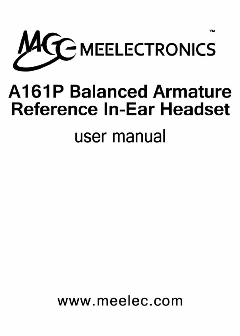 Meelectronics A161P user manual