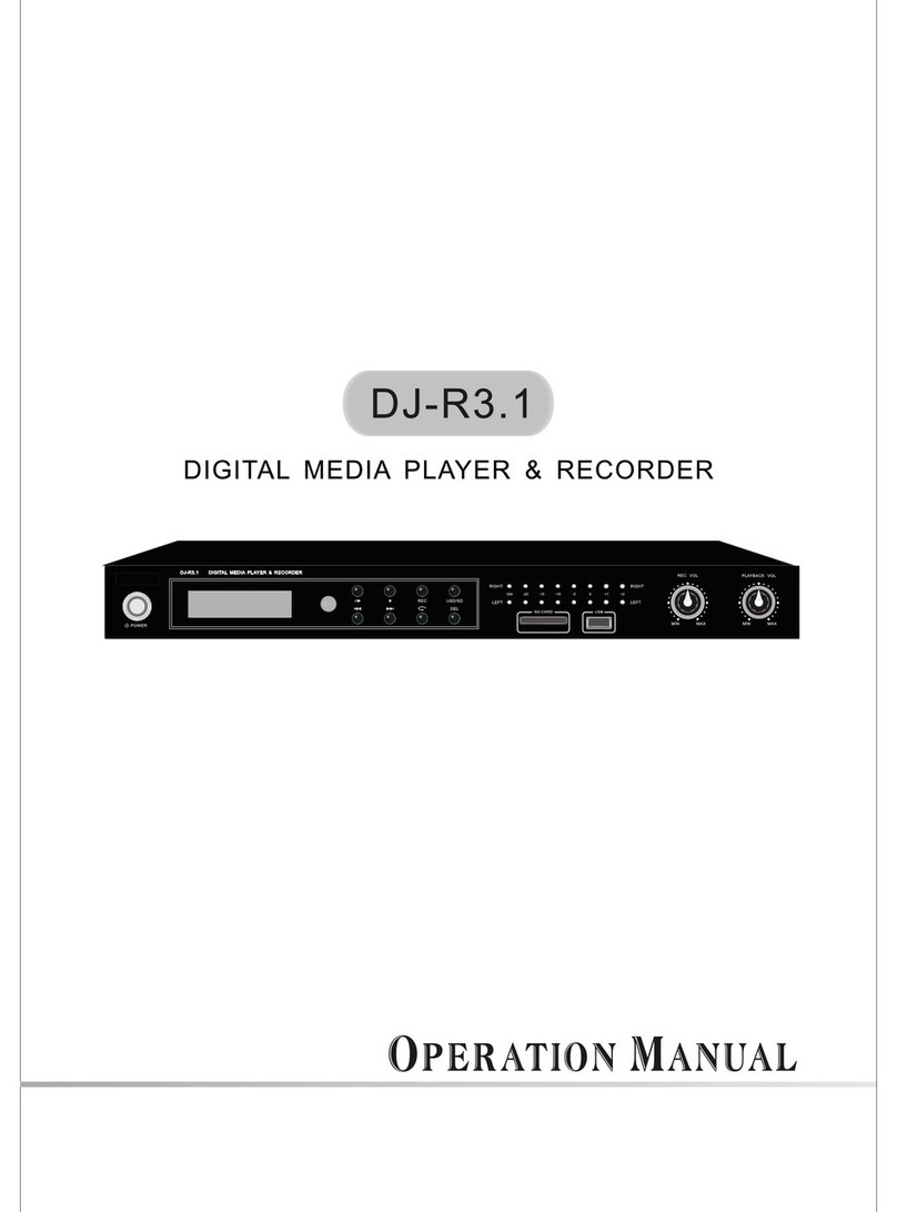 Martin Roland DJ-R3.1 Operation manual