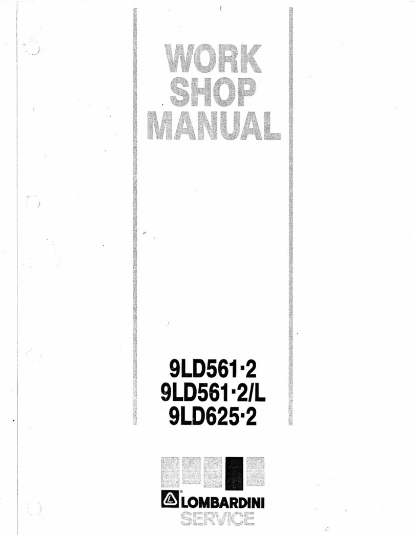 Lombardini 9LD561-2 Instruction manual