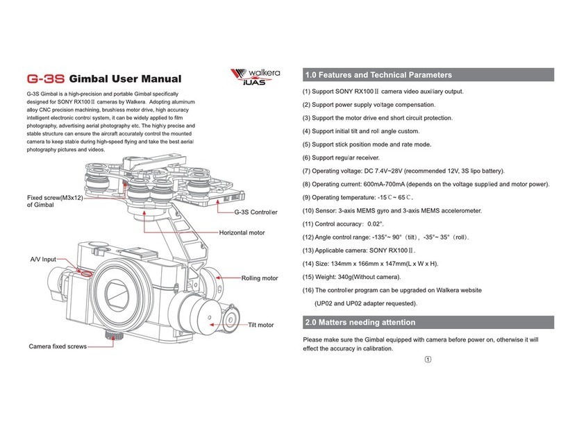 Walkera G-3S user manual