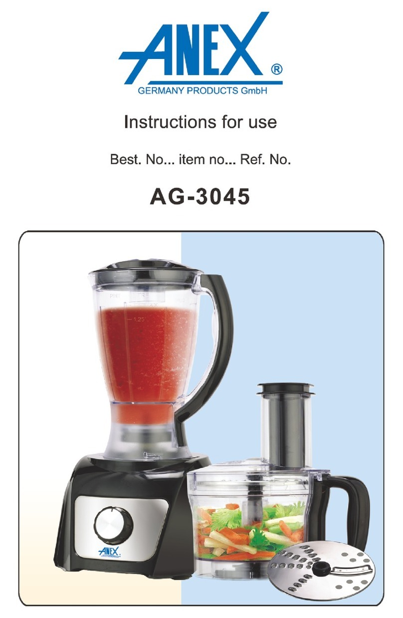 AneX AG-3045 Instructions for use