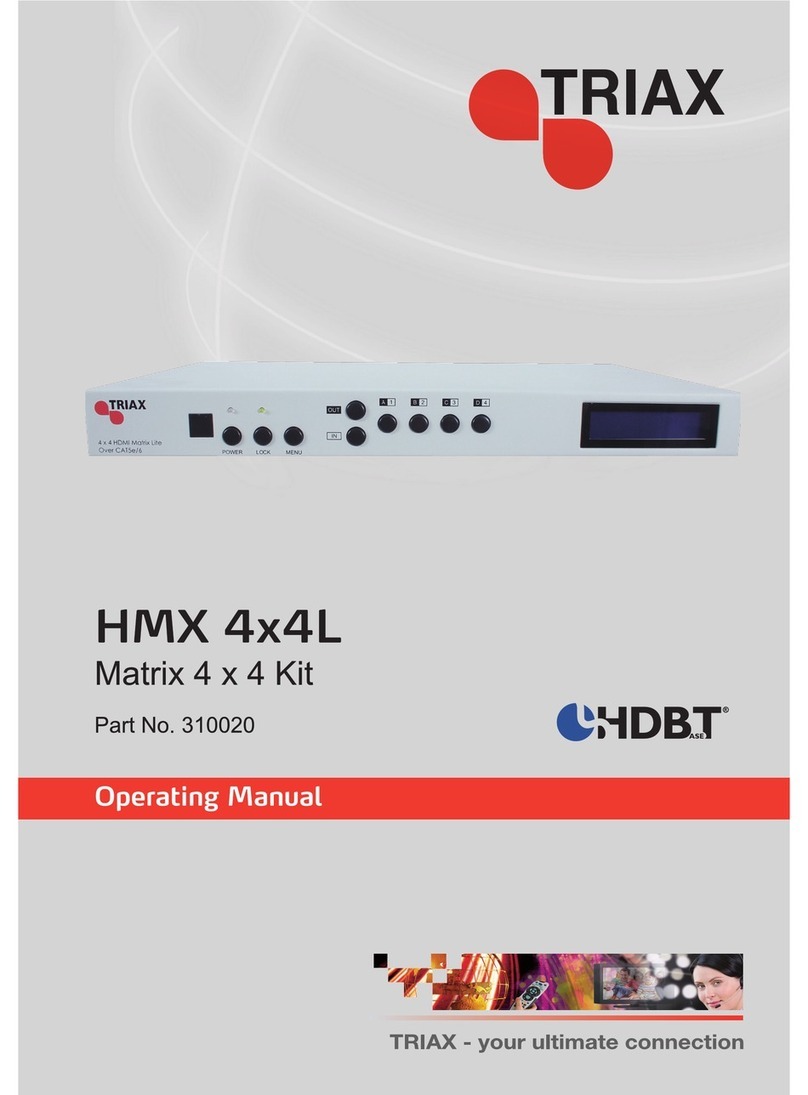 Triax HMX 4x4L User manual