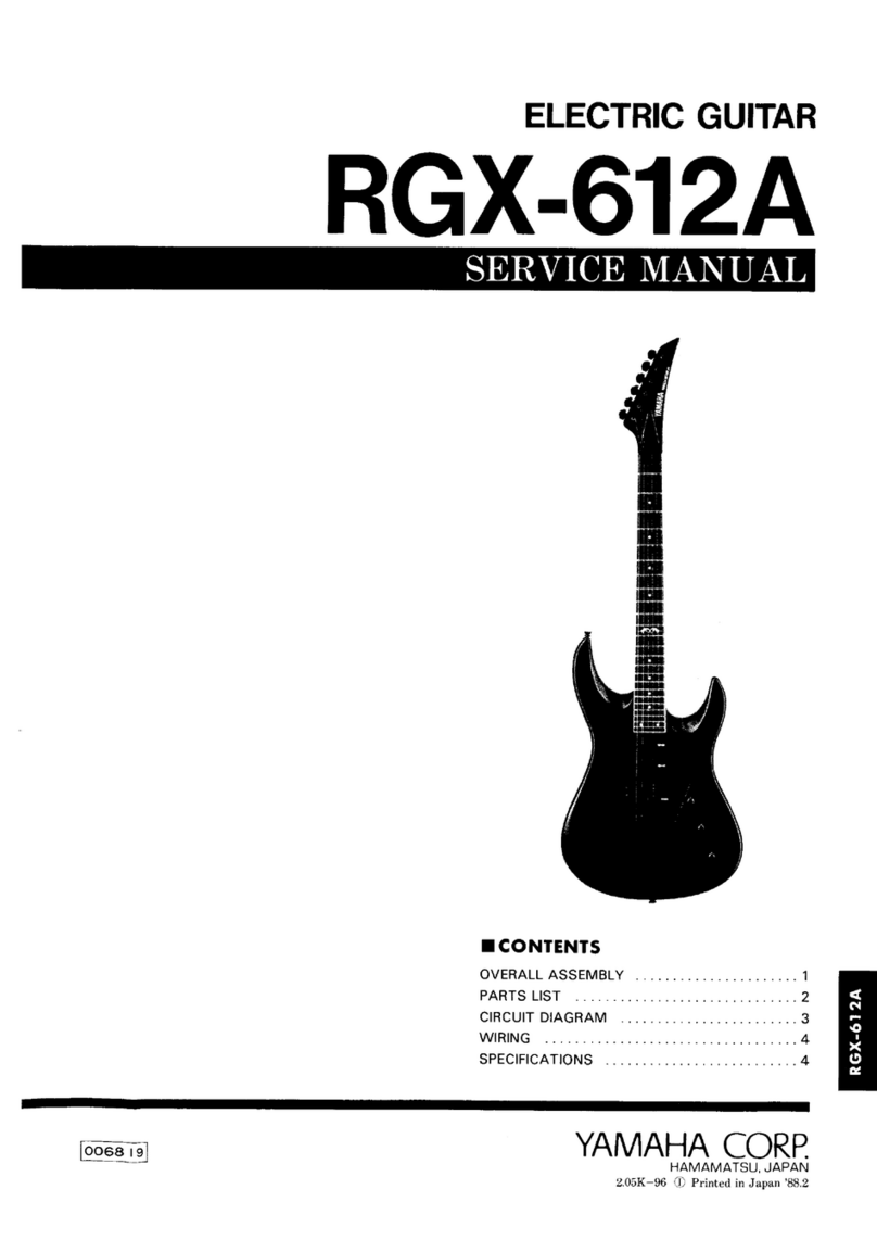 Yamaha RGX-612A User manual