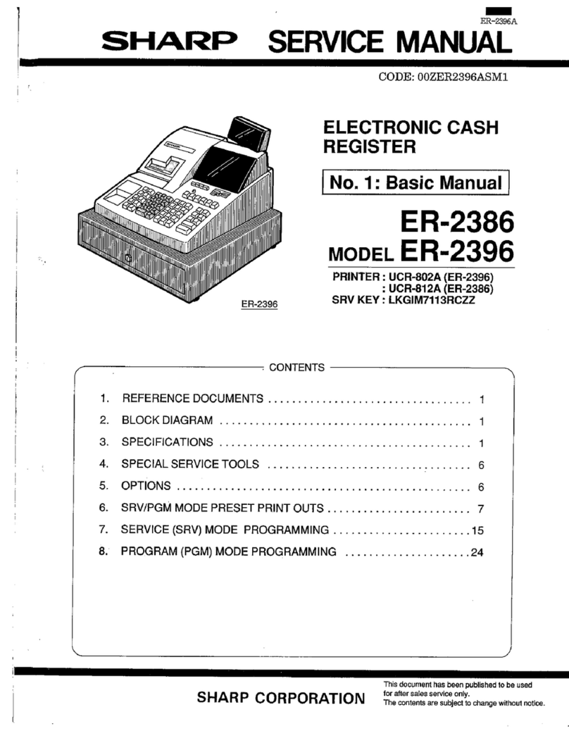 Sharp ER-2386 Service manual