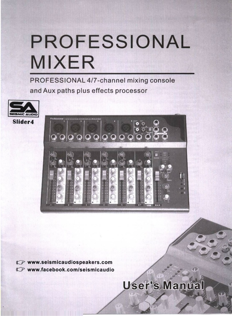 Seismic Audio Slider4 user manual