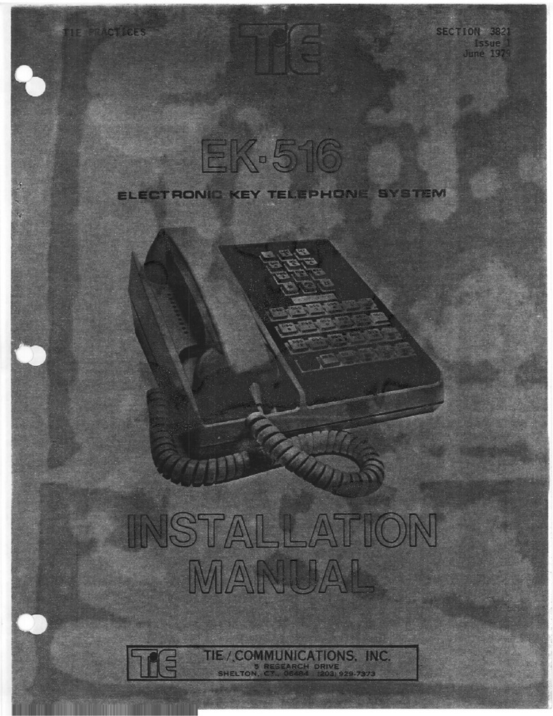 TIE EK-516 installation manual