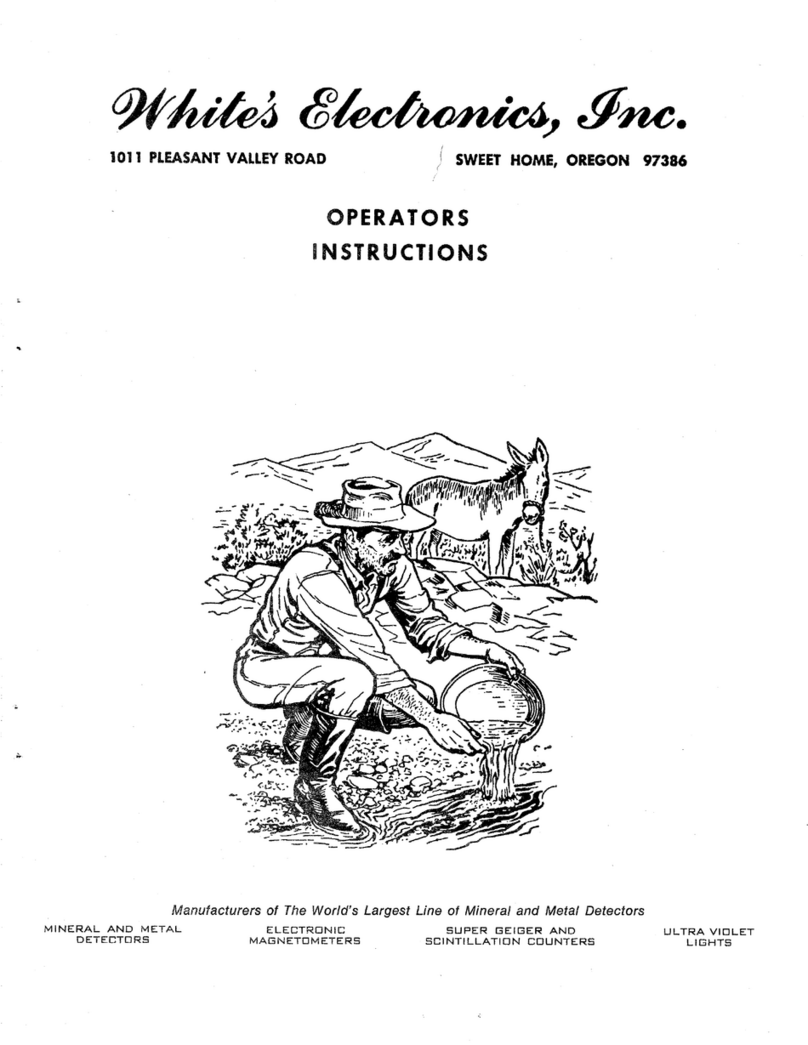 Whites Comet 300 operating instructions