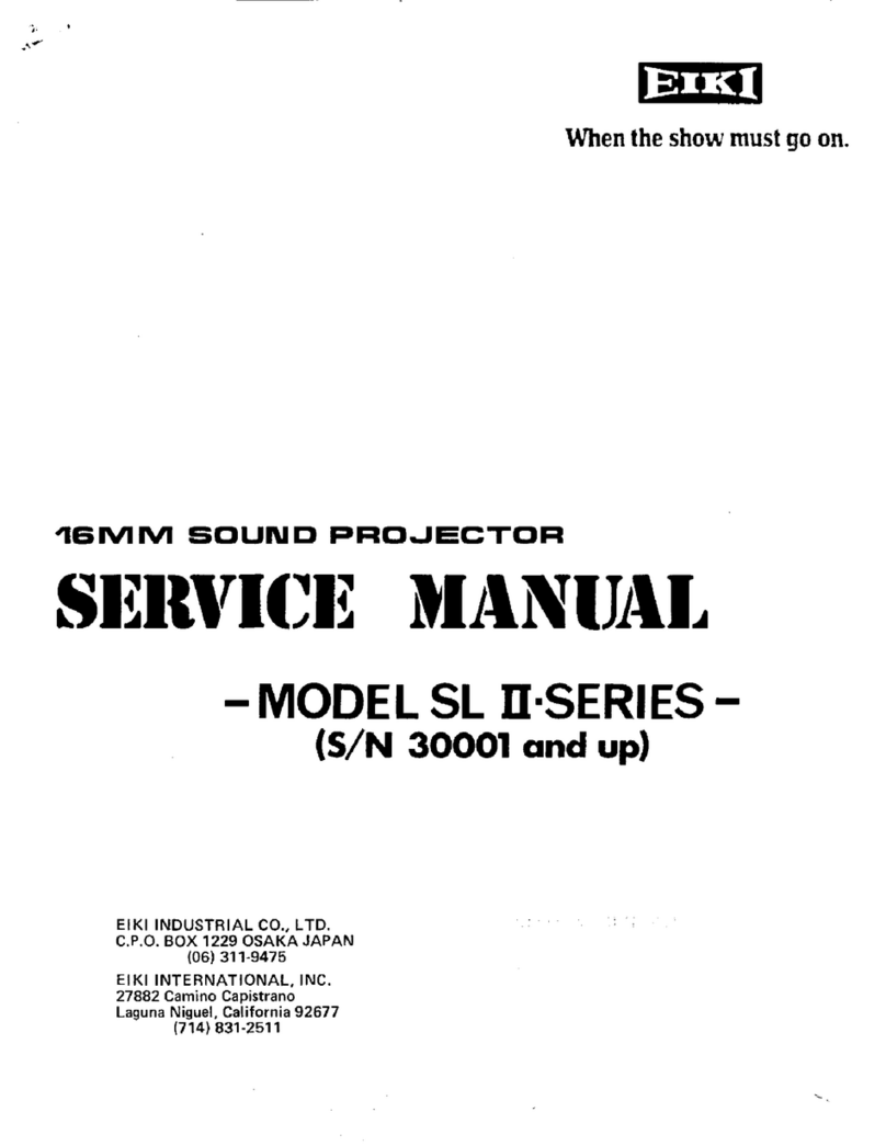 Eiki SL II Series User manual