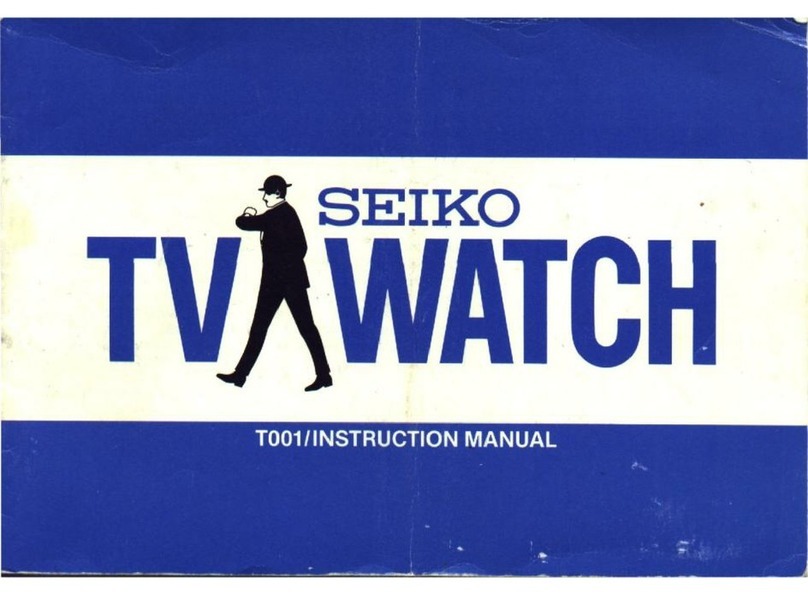 Seiko T001 instruction manual