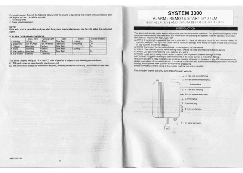 Mega System 3300 Installation and operating insctructions Mega System 3300 Installation and operating insctructions