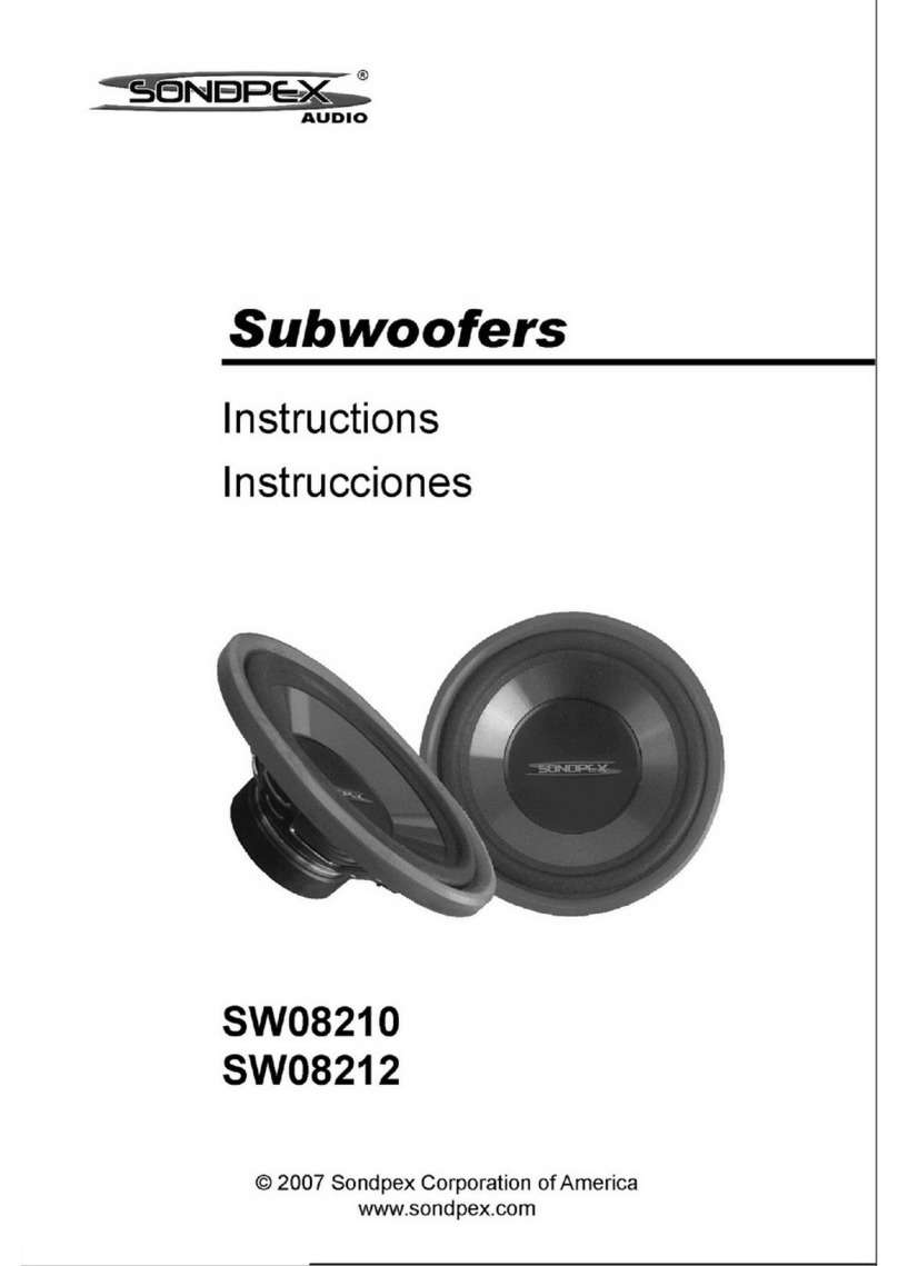 Sondpex SW08210 instructions