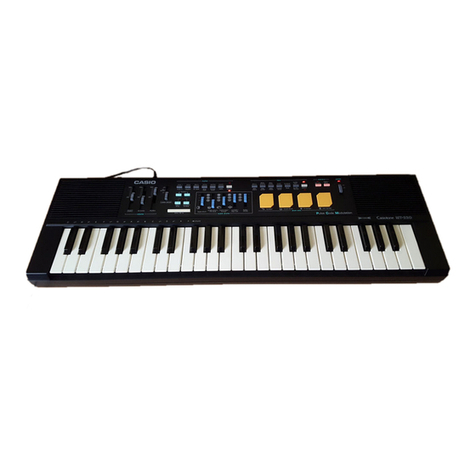 Casio Casiotone MT-220 User manual