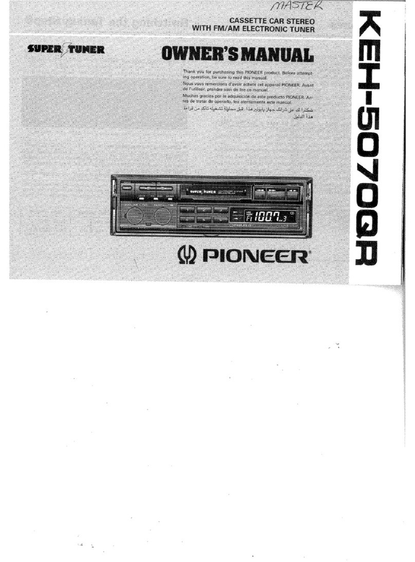 Pioneer KEH-5070QR User manual