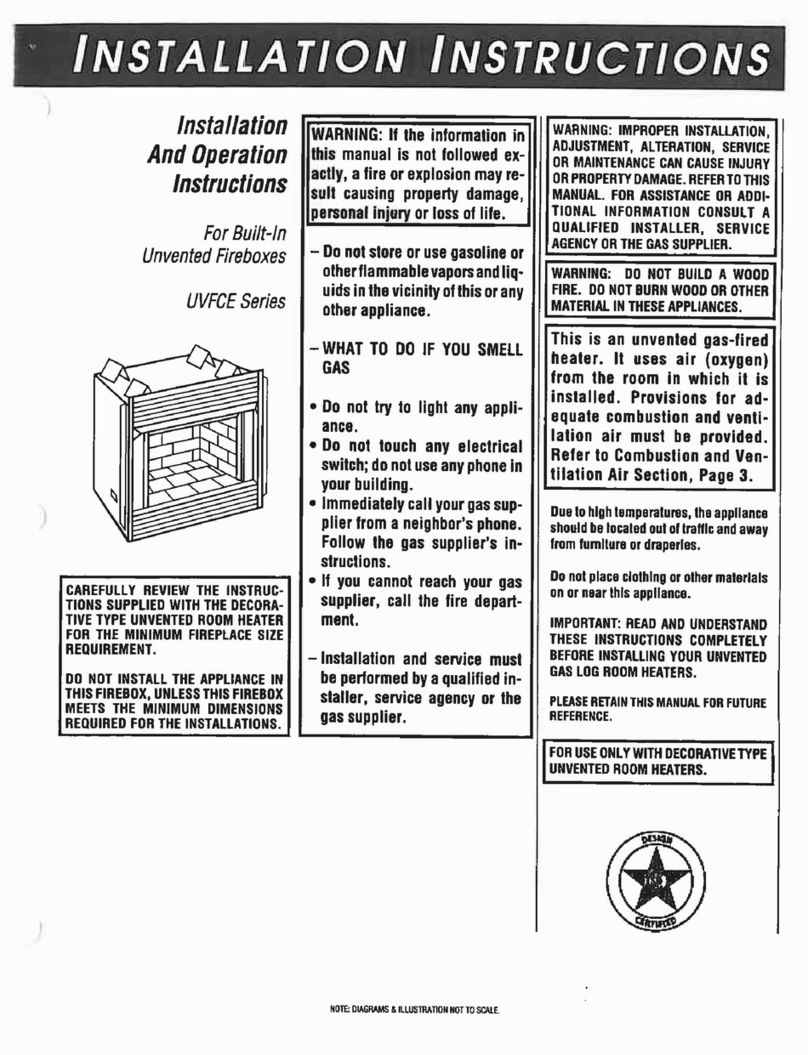 Superior UVFCE-40 User manual