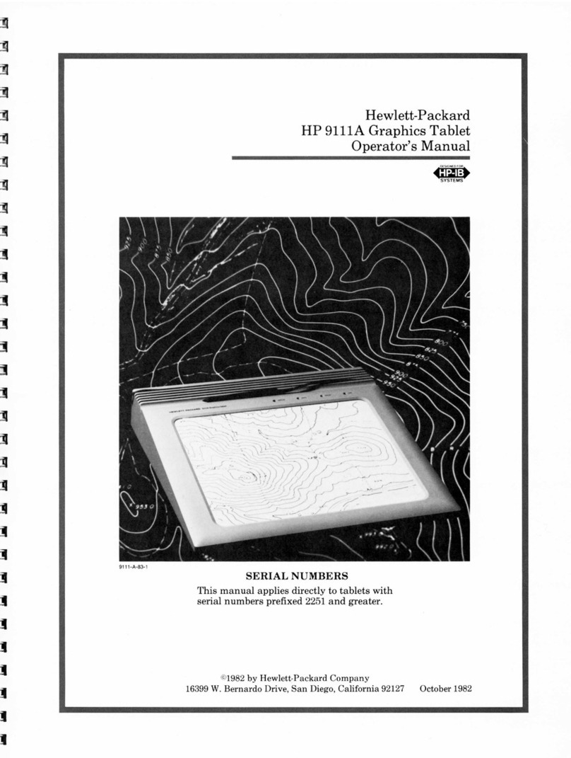 HP 9111A User manual