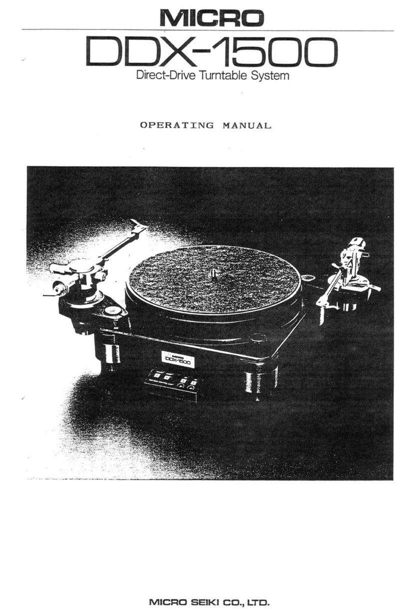 Micro DDX-1500 User manual